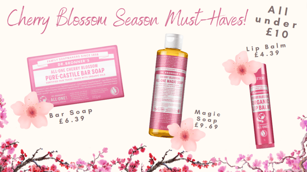 cherry blossom skincare