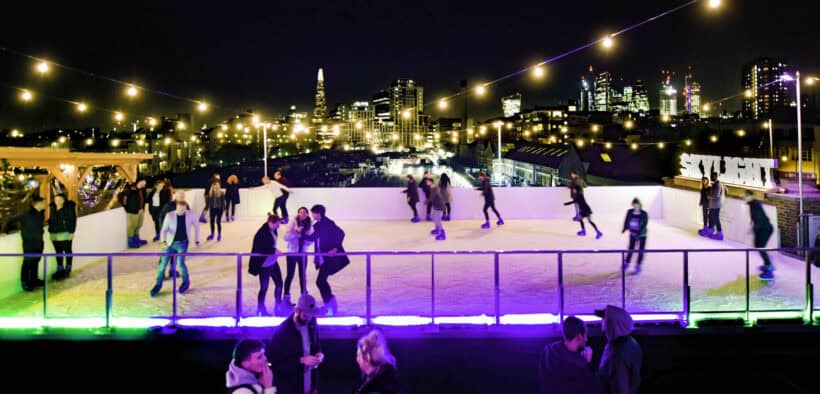 Rooftop Ice-Rink Tobacco Dock