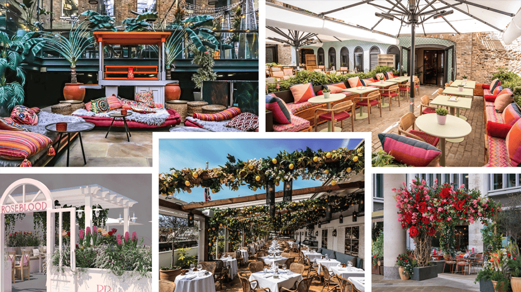 outdoor dining in London