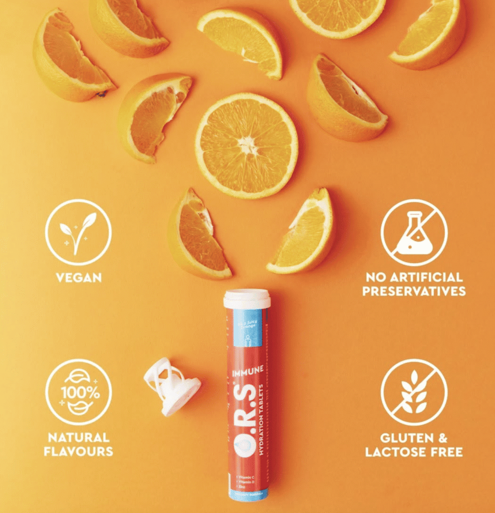 O.R.S electrolyte vitamin blend